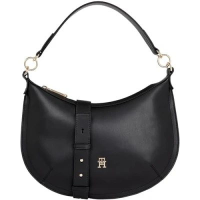 Image of Tommy Hilfiger CHIC Shoulder BAG Handbag, Women&#039;s, Size: One Size, Black