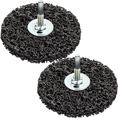 Image of 2x Rust/Paint 100mm Remover Disc Wheels Grinder/Drill Abrasive Stripping Bits