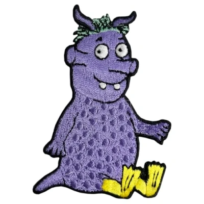 Image of Pawprint Family Baby Smoo Smed Sew on Patch Julia Donaldson and Axel Scheffler&#039;s The Smeds Smoos Official Merchandise