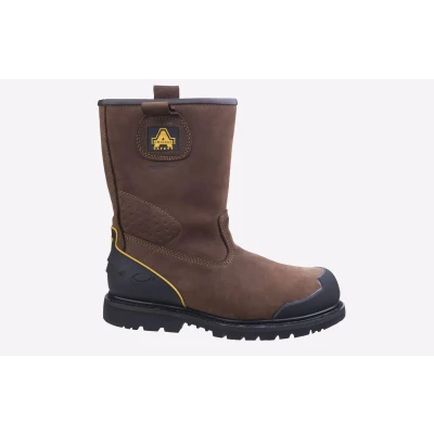 Image of Amblers Safety Mens FS223 WATERPROOF Boots Men Brown Size UK 10.5