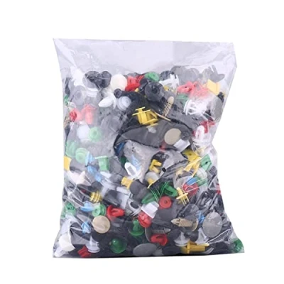 Image of 1000pcs Car Trim Popper Clips, Assorted Plastic Door Clip, Bumper Fastener Retainer Rivet Push Pin Kit