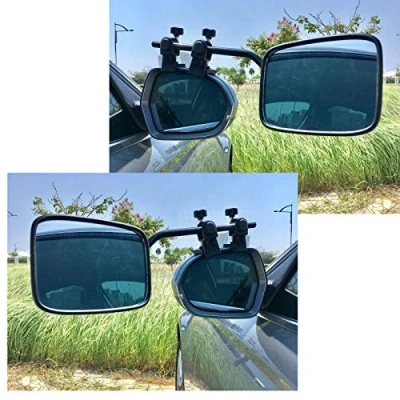Image of UKB4C Milenco Falcon Super Steady Caravan Towing Mirrors Pair Twin Pack
