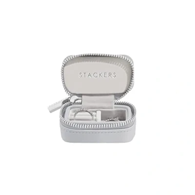 Image of Stackers Pebble Grey Petite Travel Jewellery Box