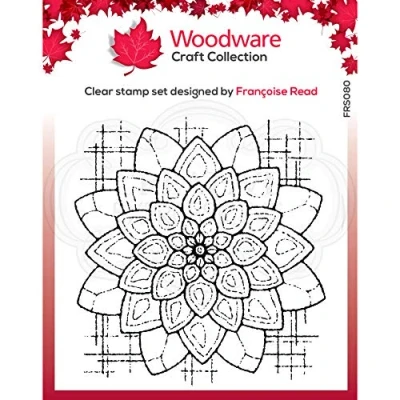 Image of Woodware Francoise Collection Clear Magic Blossom Stamp Set, 4 x inches Transparent