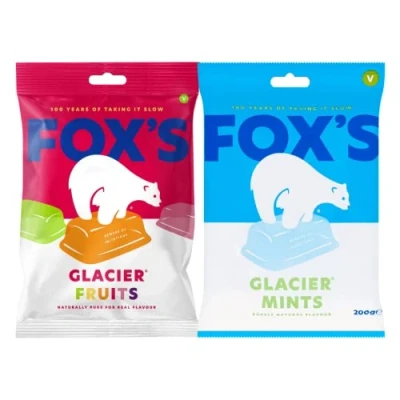 Image of Fox&#039;s Glacier Fruits and Mints (2 x 200g)