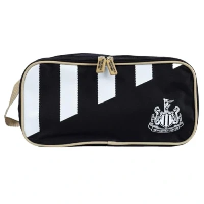 Image of Hy Pro Officially Licensed Newcastle United F.C. Boot Bag Stripe Design, NUFC, Merchandise, Football, Ideal For Storage, Great Gift Idea