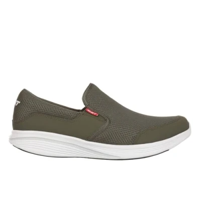 Image of MBT Modena III Leather Textile Men&#039;s Slip On Shoes