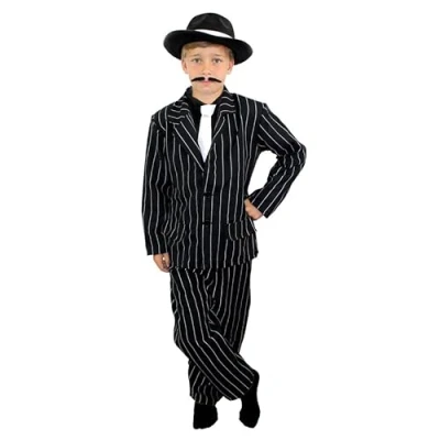 Image of I LOVE FANCY DRESS ILFD7038S Boys Gangster Costumes (Small)