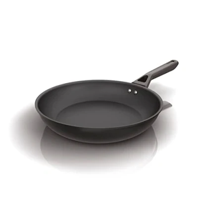 Image of Ninja ZEROSTICK Classic Cookware 24cm Frying Pan, Non Stick, Long Lasting Aluminium Induction Compatible, Oven Safe to 180C, Black, CW50024UK