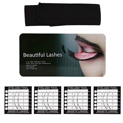 Image of Magnetic Headband Headscarf Cushion Eyelash Extension Scarf Eyelashes Makeup Tools