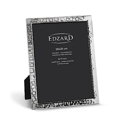 Image of Edzard picture frame photo Pavia for photos 8 x 12 in, silver plated, tarnish protected