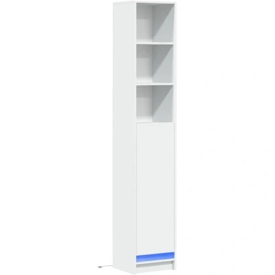Image of vidaXL Sideboard with LED White 36x32.5x200 cm Engineered Wood