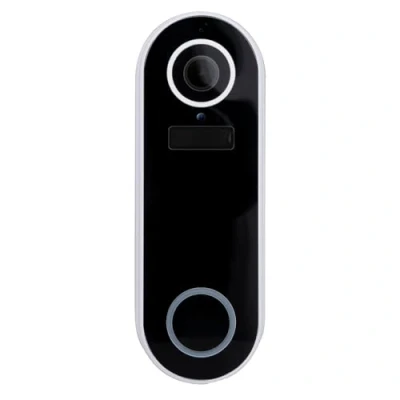 Image of Alpina Smart Home Wireless Bell with Camera Doorbell WiFi Video Full HD Intercom Night Vision Motion Sensor IP65 White