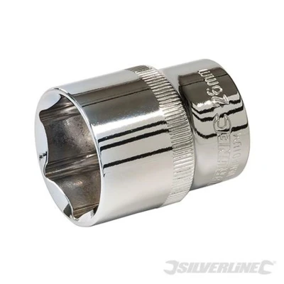 Image of Silverline Socket 1/2&quot; Drive 6pt Metric 30mm