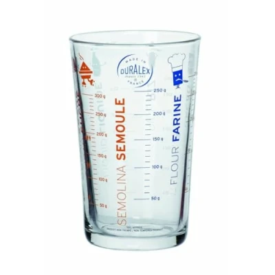 Image of Duralex 5004AM12 Precisio Transparent Glass Measuring Jug 9 cm,9 x 15 cm