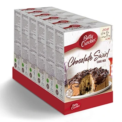 Image of Betty Crocker Chocolate Swirl Cake Mix 425g (Pack of 6)