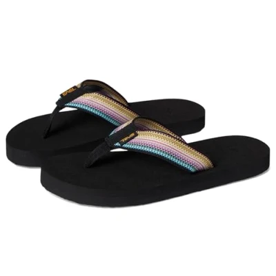 Image of Teva Unisex Child Mush Ii Sandal, Color Antiguous Black Multi, Size: 3 UK