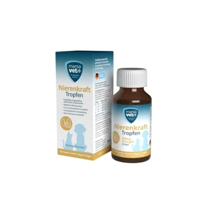 Image of Marsavet Kidney Power Drops Supplementary Feed Natural Support of and Urinary Tract Function in Dogs, Cats, Rodents &amp; Birds With Selected Herbs to Promote the