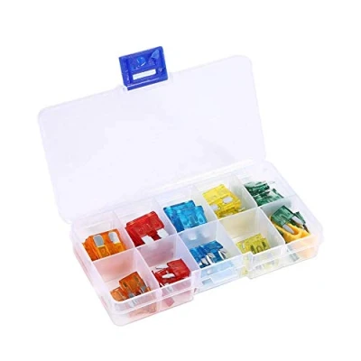 Image of Micro Fuses for Cars，terisass Fuse 50 Pcs Car Assorted Standard &amp; 5a 10a 15a 20a 30a Set Universal with Alligator Clip Assortment Kit Auto Truck Boat Suv Rv