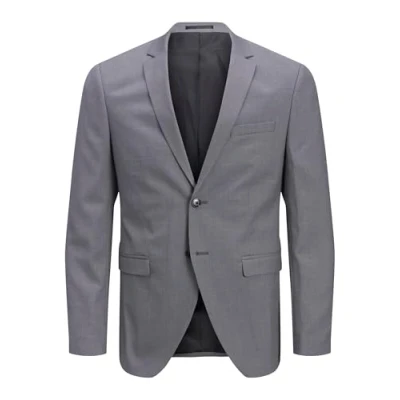 Image of JACK &amp; JONES Mens Jprfranco Noos Blazer, Light Grey Melange, 44 UK
