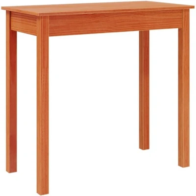 Image of vidaXL Console Table Wax Brown 80x40x75 cm Solid Wood Pine