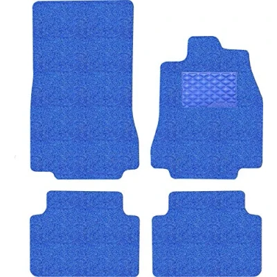 Image of Nicoman Spaghetti All Weather Fully Tailored Car mats Fit【2007 2015 XF Saloon/Estate X250 】(Full Set 4 Piece,Blue)