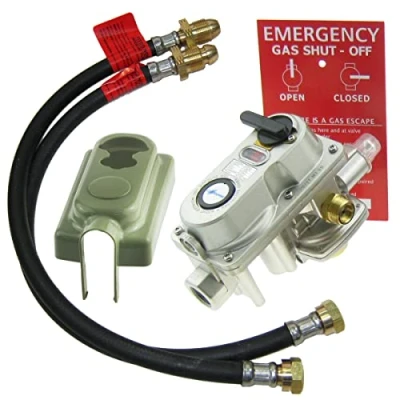 Image of RF6030 2 Bottle Automatic Gas Changeover KIT with O.P.S.O Feature Over Pressure Shut Off for Propane LPG CYLINDERS