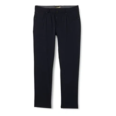 Image of bugatti Men&#039;s 3156 16810 Slacks, Dunkelblau, 4032