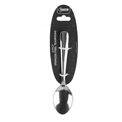 Image of Lizzy 6X Stainless Steel Teaspoons Tea Spoons Use for Home, Kitchen or Restaurant Everyday Parish Cutlery (6)