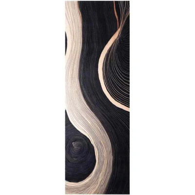 Image of vidaXL Kitchen Mat Other Wave 60 x 180 cm Velvet