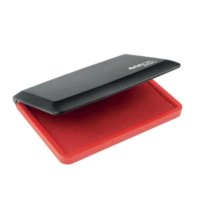 Image of COLOP Micro 2 Red Rubber Stamp Ink Pad. Measures 110x70mm. Best Pad for Home, Office, and Crafting Use. Water Based, Non Toxic, Document Proof Vegan Friendly.