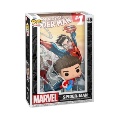 Image of Funko Pop! Comic Cover: Marvel the Amazing Spider man #1 Collectable Vinyl Figure Gift Idea Official Merchandise Toys for Kids &amp; Adults Fans