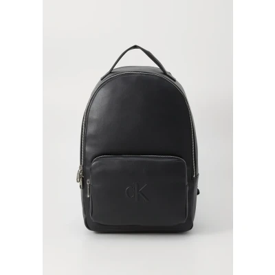 Image of Calvin Klein Women’s Sculpted Impression Slim Backpack with Laptop Compartment, Black (Black), One Size