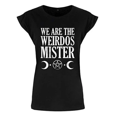 Image of Grindstore Women&#039;s We are The Weirdos Mister Premium T Shirt Black
