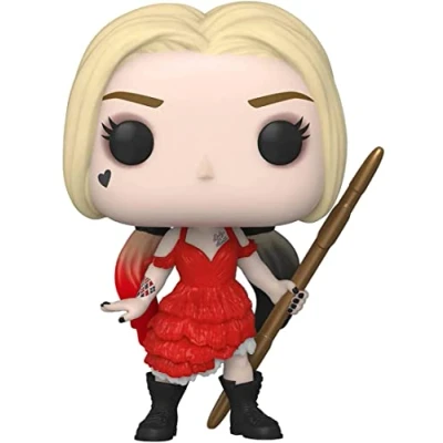 Image of Funko POP! Movies: TSS Harley Quinn (Damaged Dress) Suicide Squad 2 Collectable Vinyl Figure Gift Idea Official Merchandise Toys for Kids &amp; Adults Movies Fans