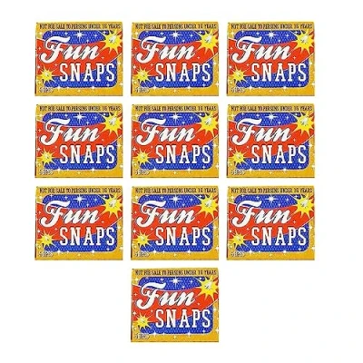 Image of Karrma Ltd. 500 Fun Snaps Party Throw Bangers Snappers Packs Bonfire Night Guy Fawkes New Years Eve Chinese Year (10 x 50pcs =500)