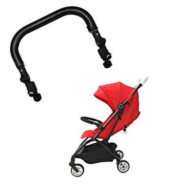 Image of Pushchair Bumper Bar Compatible for Cybex Eezy S+2 S Twist 2, PU Leather (Front Facing Use Only As Photo)