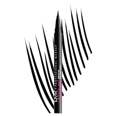 Image of NYX Professional Makeup Lift And Snatch Brow Tint Pen, Smudge proof, Transfer Black