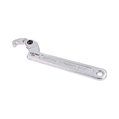 Image of AB Tools US Pro Adjustable Hook Wrench C Spanner 19mm 50mm for Slotted Retaining Rings