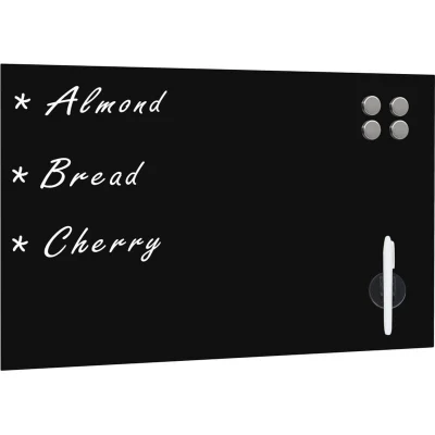 Image of vidaXL Wall Mounted Magnetic Board Glass 50x30 cm