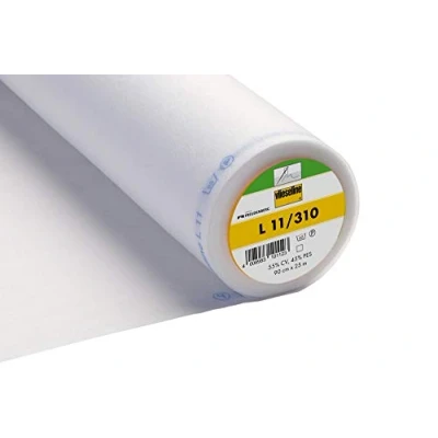 Image of Vlieseline/Vilene Interlining Sew in Light L11 / 310 White Per Metre