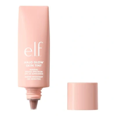 Image of e.l.f. Halo Glow Skin Tint SPF 50, Tinted Moisturiser For Light, Buildable Coverage, Creates A Natural Glow, Vegan &amp; Cruelty Free, 15 Deep Cool