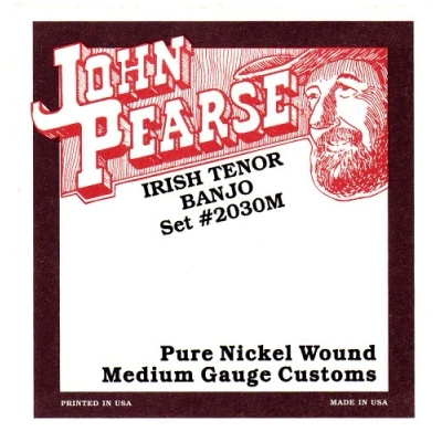 Image of John Pearse Strings® 2030M For Irish Tenor Banjo 80/20 Bronze wound Medium Gauge