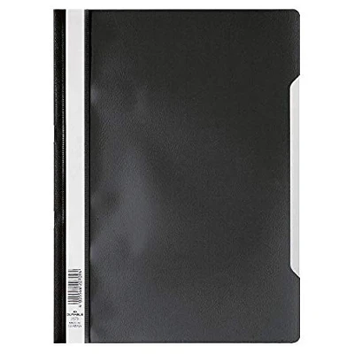 Image of Durable 252301 Clear View Folder Report File A4 PP, Black Pack of 25