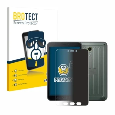 Image of brotect Privacy Screen Protector compatible with Samsung Galaxy Tab Active 5 (portrait) [Anti Spy, Protection Film, Blue Light Filter]