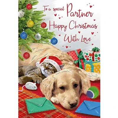 Image of Regal Publishing Traditional (Cute) Christmas Card Partner 9 x 6 inches