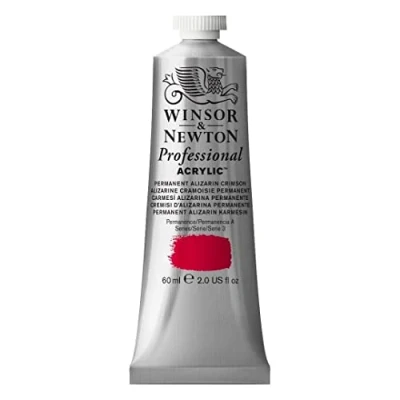 Image of Winsor &amp; Newton 2320466 Professional Acrylic Colour Permanent Alizarin Crimson 60 ml