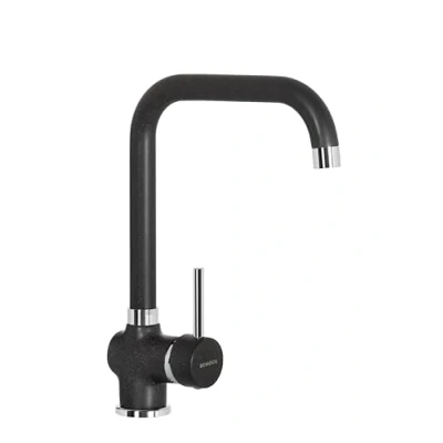 Image of Schock SXTIME13 Kitchen Mixer, Absolute Black
