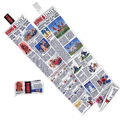 Image of KONG Daily Newspaper Roll XL 3 Feet Long with 6 Squeakers
