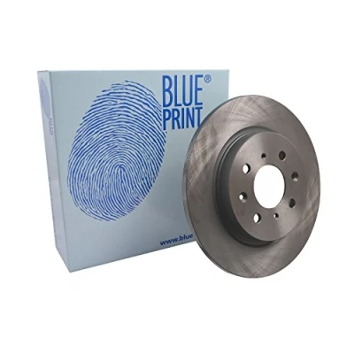 Image of 42510TM8G00 Brake disc BLUE PRINT ADH243116 Rear Axle 260mm 9mm 4 Hole 100mm solid Coated HONDA: Jazz 3, Insight II Hatchback